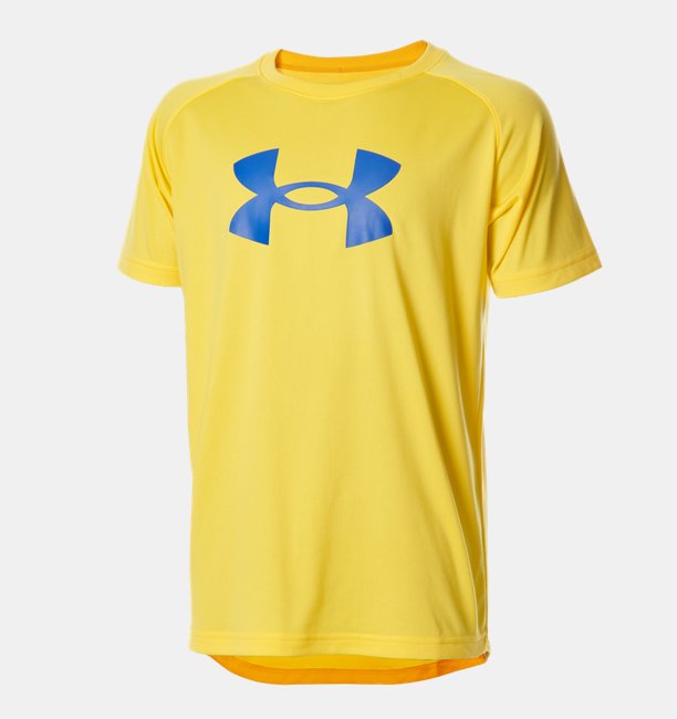 UAテック ショートスリーブ Tシャツ 〈ビッグロゴ〉（バスケットボール/KIDS）